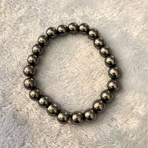 Hematite Beaded Bracelet